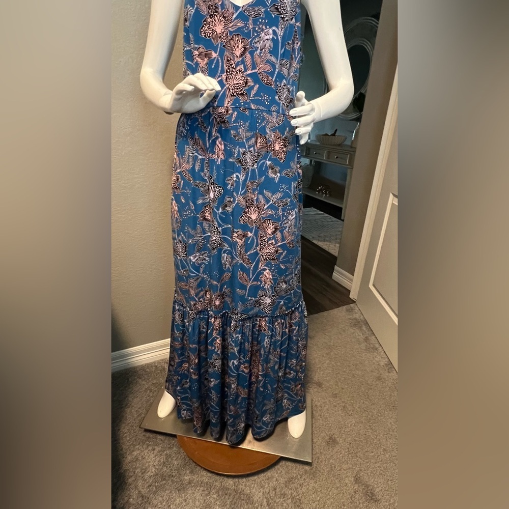 WISP Maxi Dress Floral Blue, White, Pink, Black  Dress size 14 - Picture 4 of 11